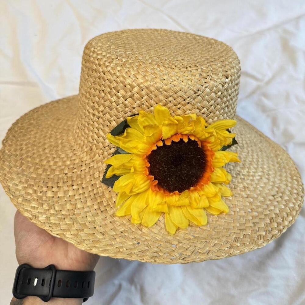 👒🌻 Sunny Sunflower Straw Hat! 🌻👒
